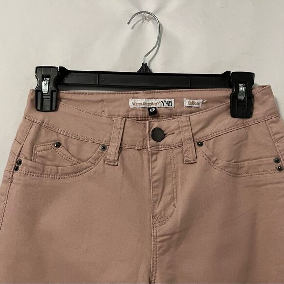 TMY Wanna Better Butt? Midrise Blush Pink Skinny Jeans Size 3 - Picture 5 of 5
